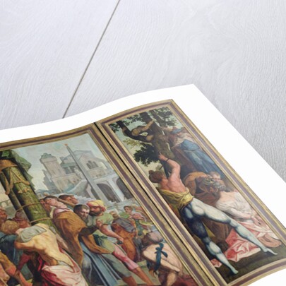 The Sermon, Arrest and Martyrdom of St. James the Greater by Jan van Scorel