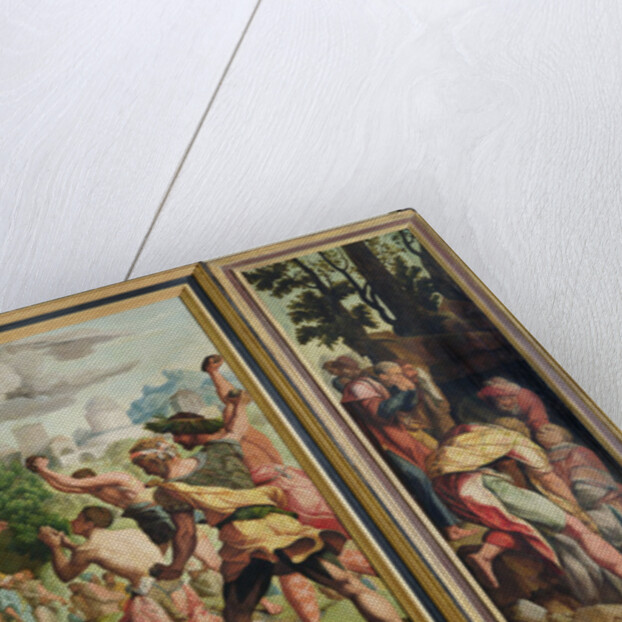 The Sermon, Stoning and Entombment of St. Stephen by Jan van Scorel