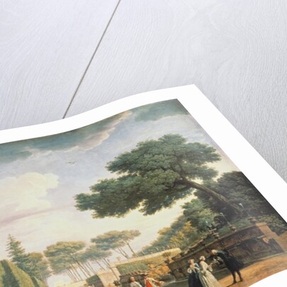 View in the Park of Villa Pamphili, 1749 by Claude Joseph Vernet