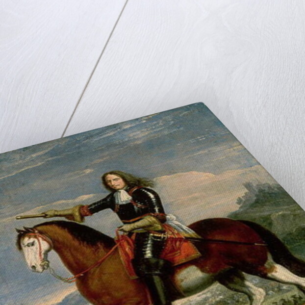 Equestrian Portrait of Henri de la Tour d'Auvergne Marshal Turenne by Adam Frans van der Meulen