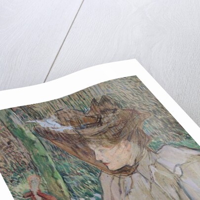 Woman with Gloves, 1891 by Henri de Toulouse-Lautrec