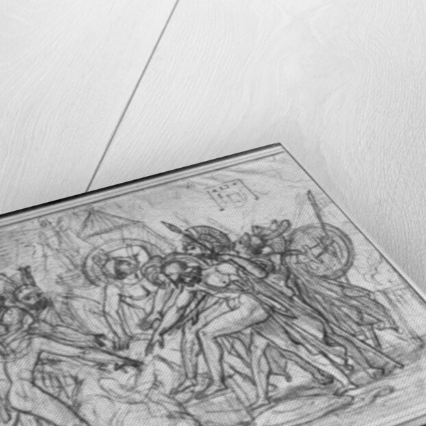 Seven chiefs taking an oath in front of Thebes by Anne Louis Girodet de Roucy-Trioson