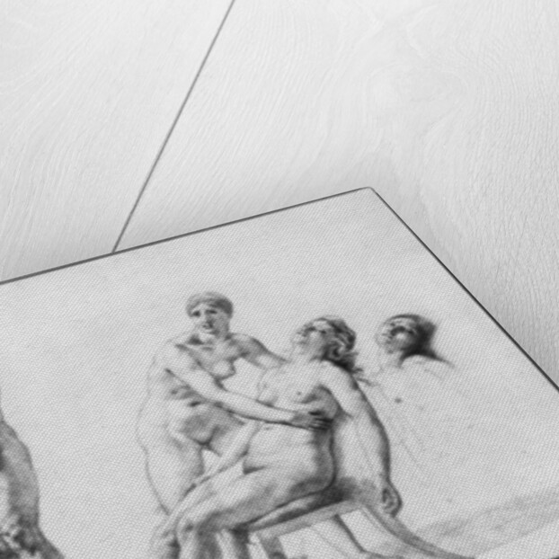 Death of Phaedra, prepatory sketch for the illustration of Racine's Complete Works, Act V Scene VII, published 1801 by Anne Louis Girodet de Roucy-Trioson