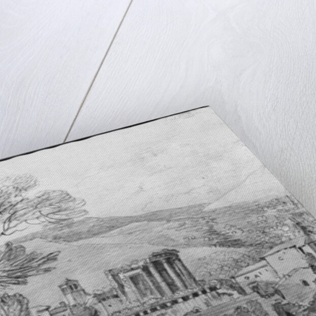 Temple of the Sibyl, Tivoli by Louis Francois Cassas