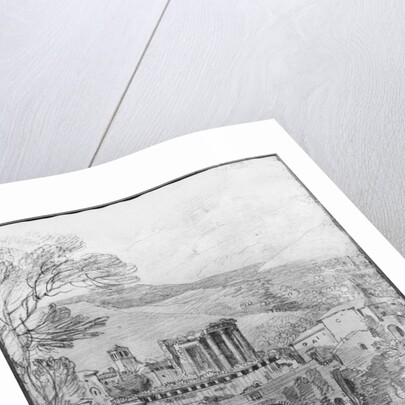 Temple of the Sibyl, Tivoli by Louis Francois Cassas