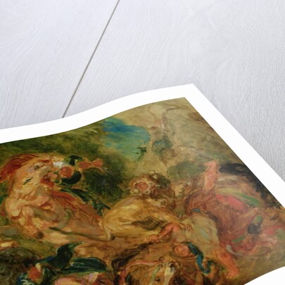 Study for The Lion Hunt, 1854 by Ferdinand Victor Eugene Delacroix