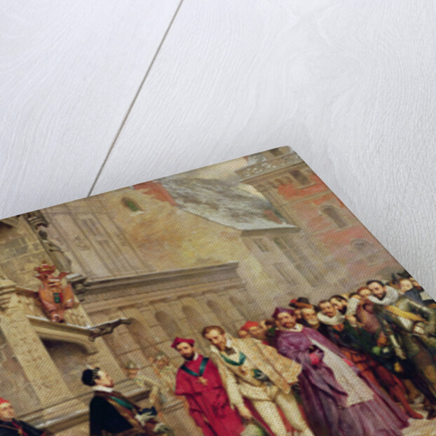 Henri III and the Duc de Guise, 1855 by Pierre Charles Comte