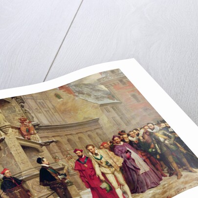 Henri III and the Duc de Guise, 1855 by Pierre Charles Comte