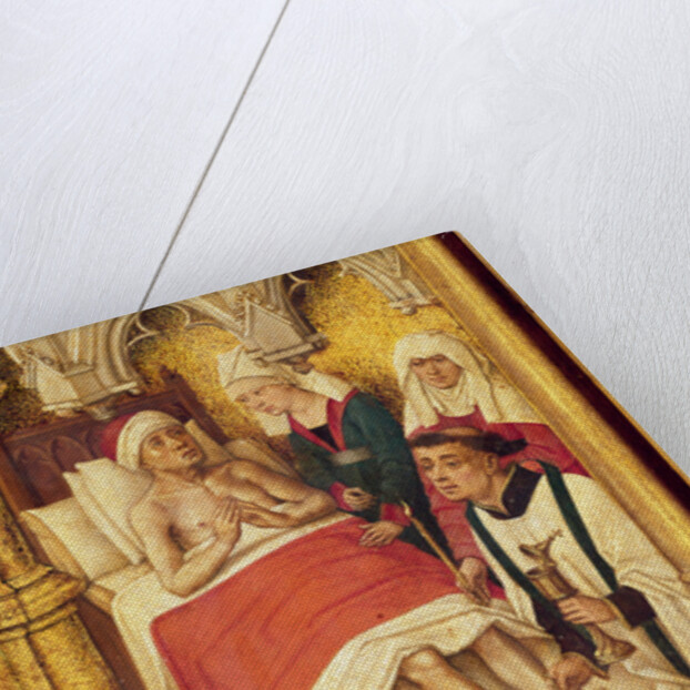 Redemption Triptych: Sacrament of Extreme Unction by Vrancke van der Stockt