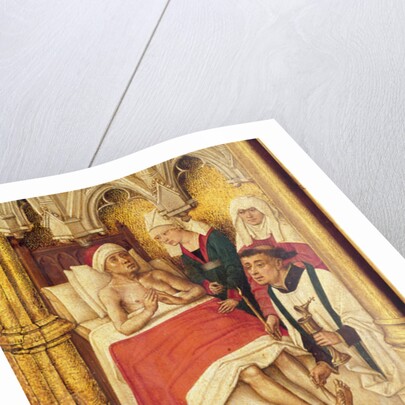 Redemption Triptych: Sacrament of Extreme Unction by Vrancke van der Stockt