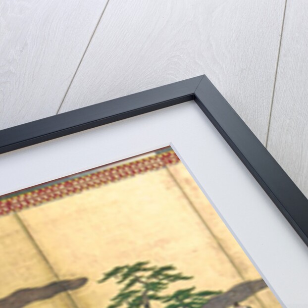 Arrival of the Portuguese in Japan in 1640, 17th century by Japanese School