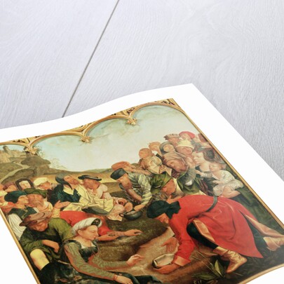 Gathering of the Manna in the Desert by Master of the Evora Altarpiece