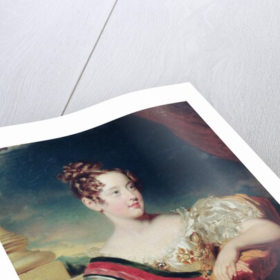 Portrait of Dona Maria II by Thomas (school of) Lawrence