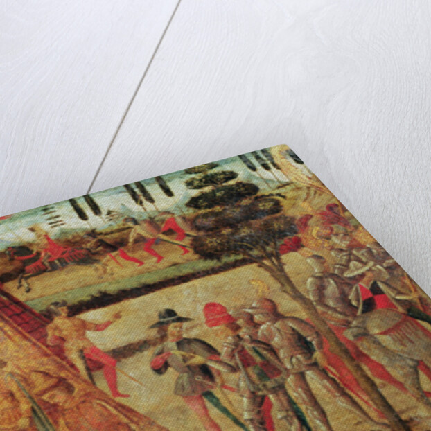 The first meeting of Darius and Alexander the Great by Italian School