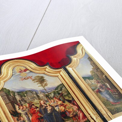 The Holy Family with Saint Catherine and Saint Barbara by Jan Gossaert