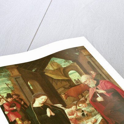 The Nativity by Master of the Female Half Lengths