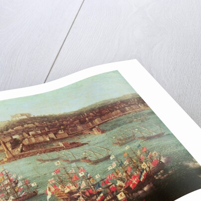 The fleet of King Charles III of Spain before the city of Naples, 6 October 1759 by Antonio Joli