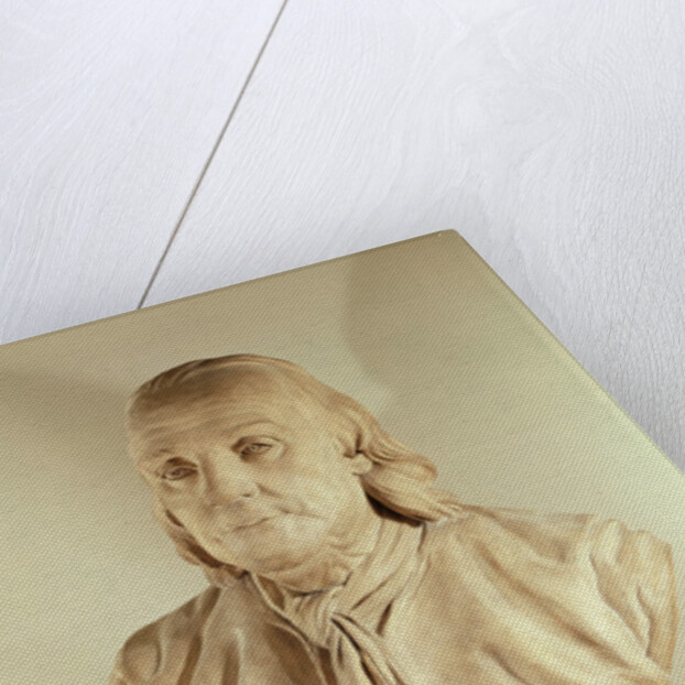 Bust of Benjamin Franklin by Jean-Jacques Caffieri