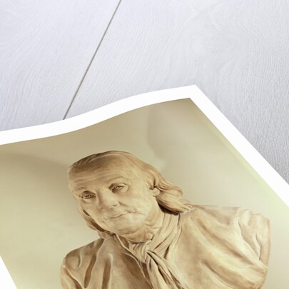 Bust of Benjamin Franklin by Jean-Jacques Caffieri