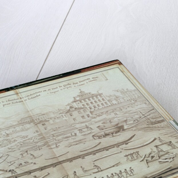 The Military Port of Toulon and the Construction Site by French School