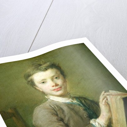 A Boy with a Book, c.1740 by Jean-Baptiste Perronneau