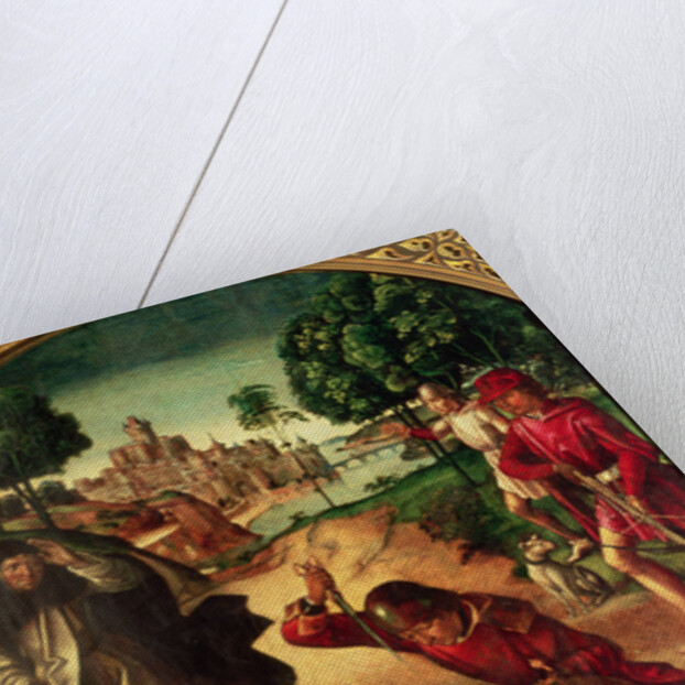 Assassination of Saint Peter of Verona, late 15th century by Pedro Berruguete