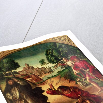 Assassination of Saint Peter of Verona, late 15th century by Pedro Berruguete