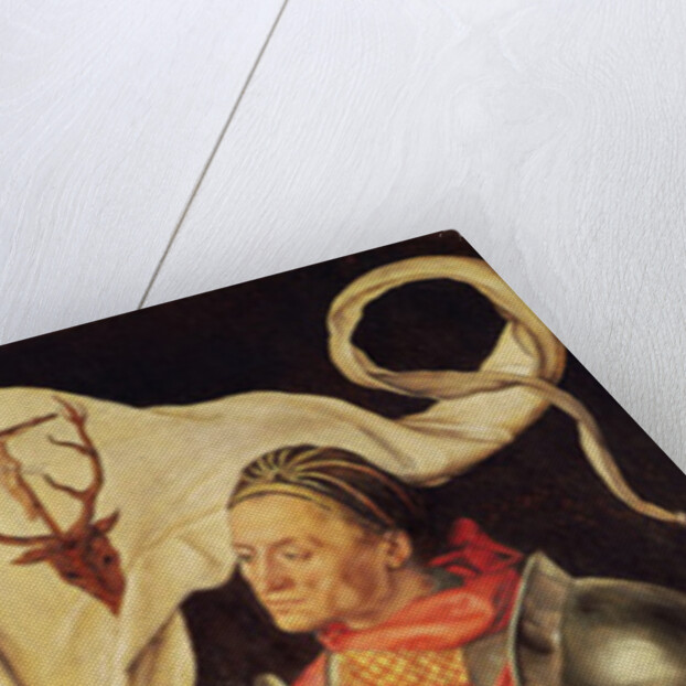 Lukas Paumgartner portrayed as Saint Eustace, right panel of the Paumgartner Altarpiece, c.1500 by Albrecht Dürer or Duerer