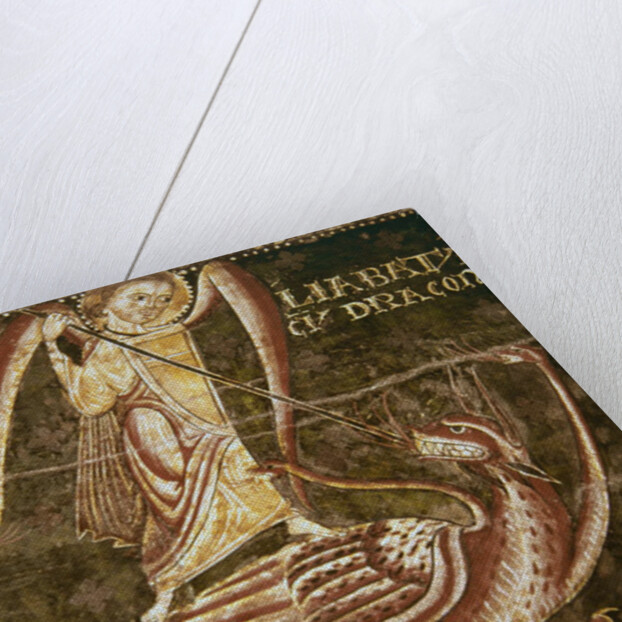 Saint Michael fighting the Dragon by Master of Llussà