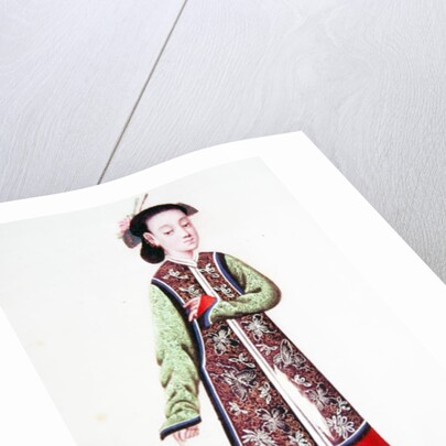 Japanese empress in imperial costume by Japanese School