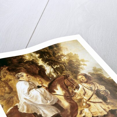 Priest carrying the eucharist to a dying person, before 1630 by Peter Paul Rubens