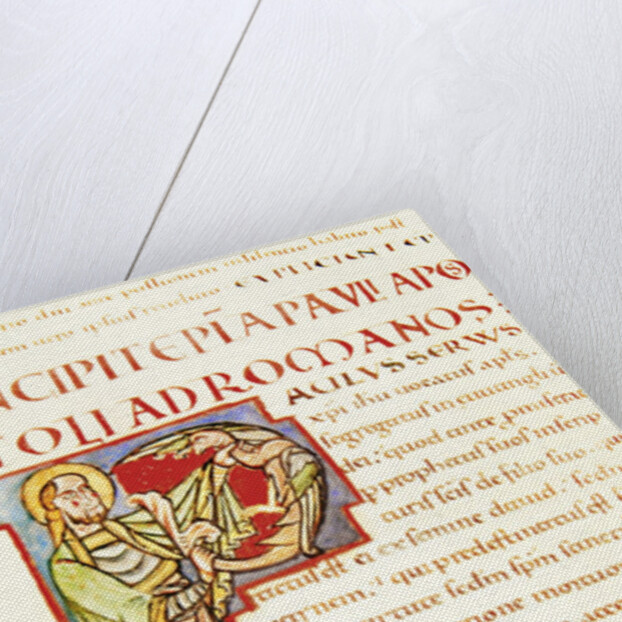 Title page of Saint Paul's Letter to the Romans by French School