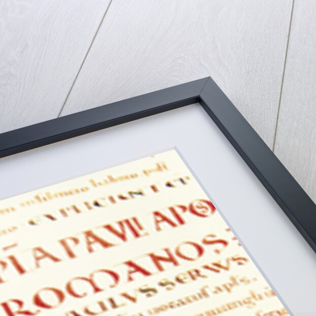 Title page of Saint Paul's Letter to the Romans by French School