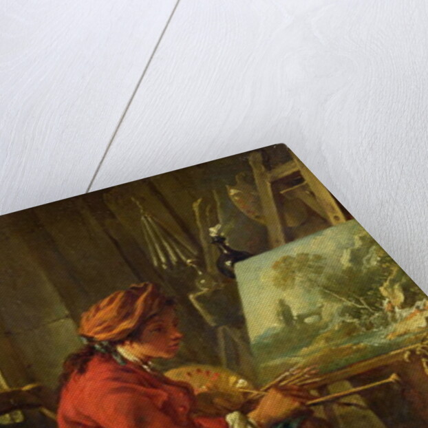The Painter in his Studio by Francois Boucher