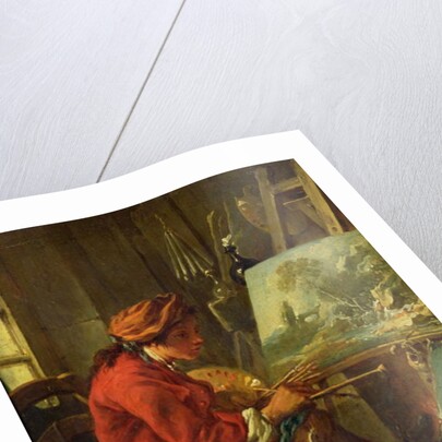The Painter in his Studio by Francois Boucher