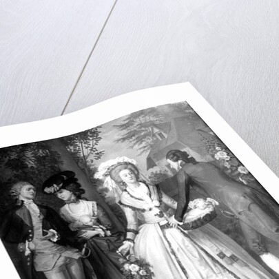 Marie-Antoinette of Habsbourg-Lorraine, Queen of France and Navarre, as a Shepherdess at Trianon by Alfred Wilson Cox