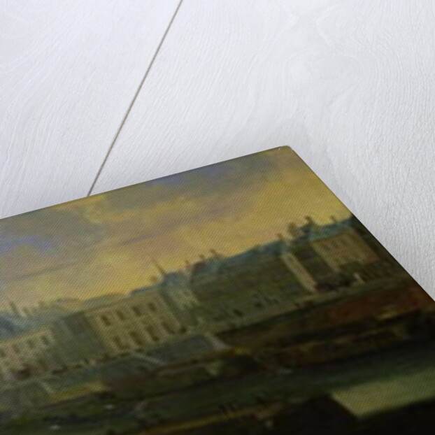 The River Seine, View of the Pont Neuf, The Louvre and the College Mazarin, c.1665 by French School