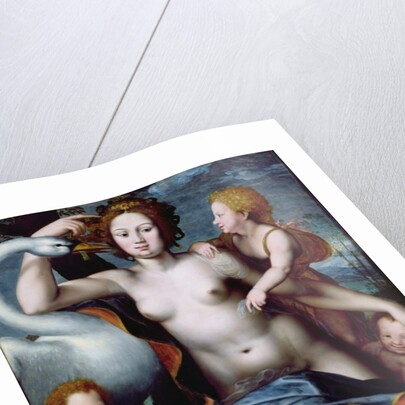 Leda and the Swan by Vincent Sellaer