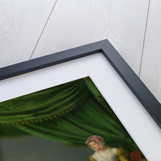 Baron Jean Louis Alibert performing the vaccination against smallpox in the Chateau of Liancourt, c. 1820 by Constant Joseph Desbordes