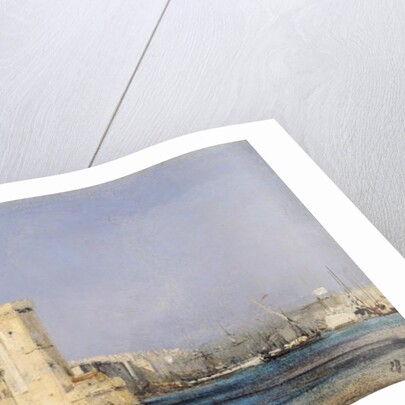 Marine Fortress, 19th century by Louis Eugene Gabriel Isabey