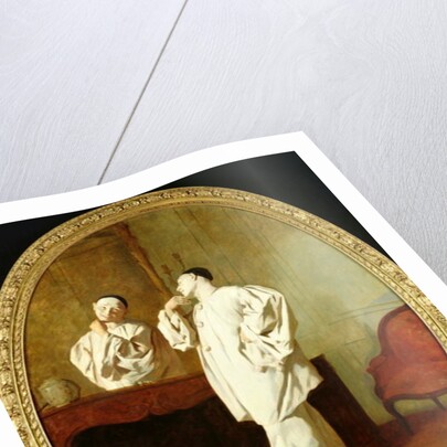 Portrait of Charles Deburau by Jean Pezous