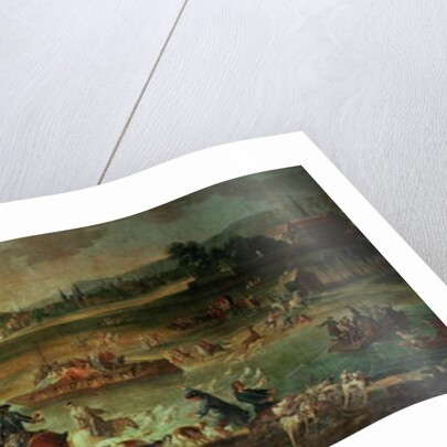 Stag Hunt in the Oise in Sight of Compiegne, near Royallieu, 1737 by Jean-Baptiste Oudry