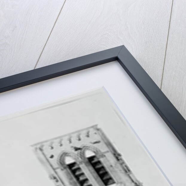 The Facade of La Madeleine de Vezelay by Eugene Emmanuel Viollet-le-Duc