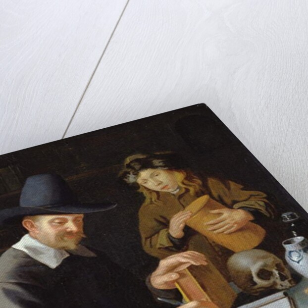 The Painter and his Pupil by Constantin Verhout