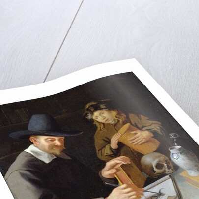 The Painter and his Pupil by Constantin Verhout