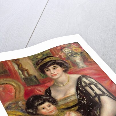Madame Josse Bernheim-Jeune and her Son Henry, 1910 by Pierre Auguste Renoir