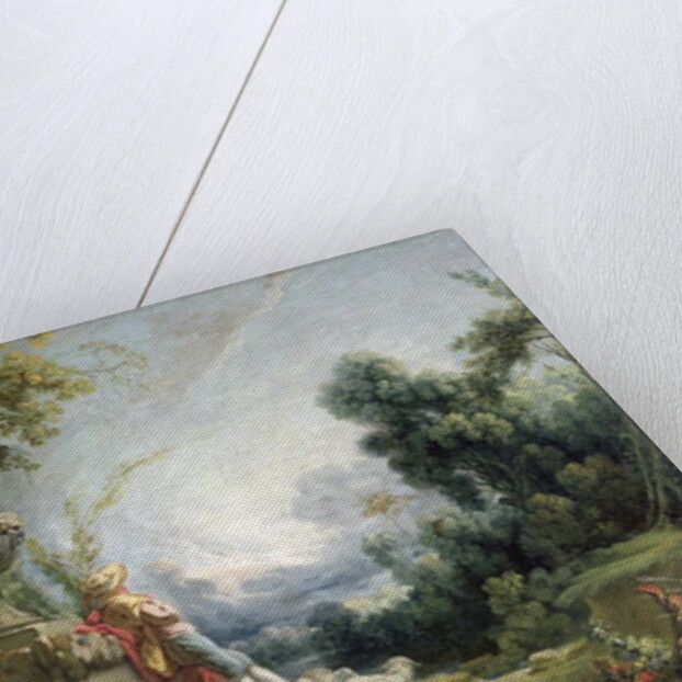 Pastoral Scene, or Young Shepherd in a Landscape by Francois Boucher