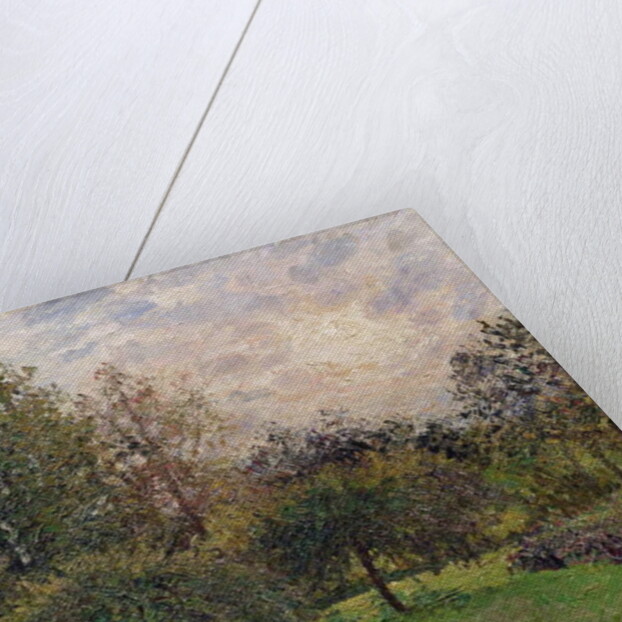 Apple Trees and Poplars in the Setting Sun, 1901 by Camille Pissarro