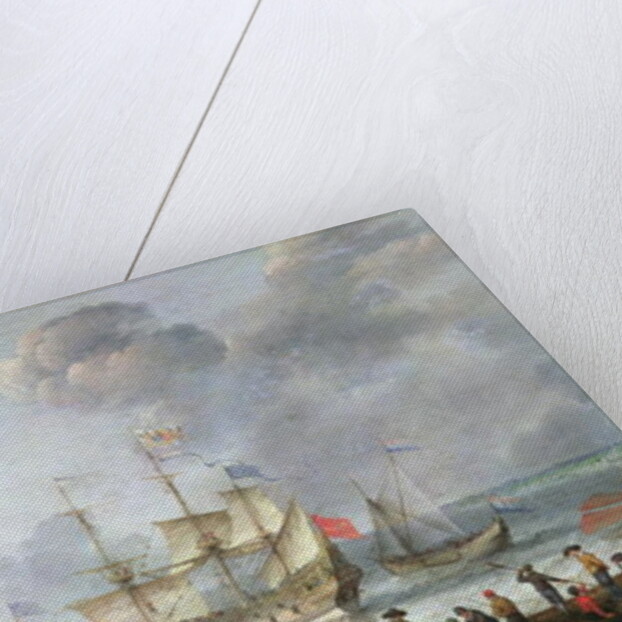 Ships Arriving in a Port by Adam Willaerts
