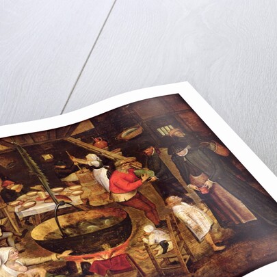 Kitchen Interior by Pieter the Elder (after) Bruegel